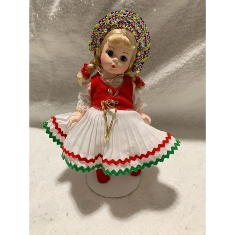 Madame Alexander Doll Hungary #597 Doll Stand Included Head Piece Shoes